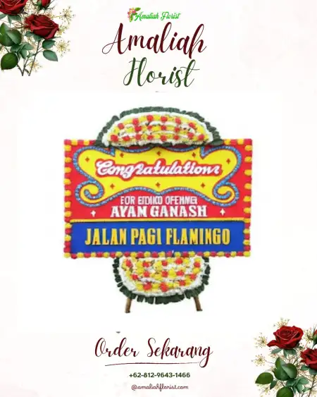 Sewa Papan Bunga Bitung Barat Satu
